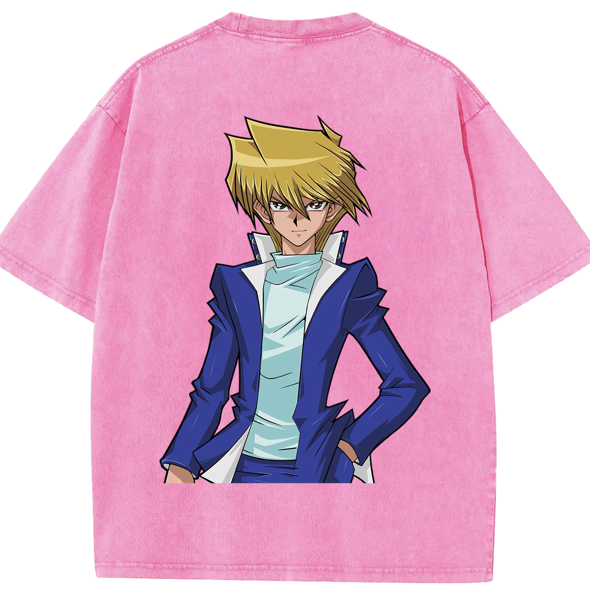 （画像用） 遊☆戯☆王 Yu-Gi-Oh! 綿100% ヴィンテージ風 半袖Tシャツ（背面プリント）
